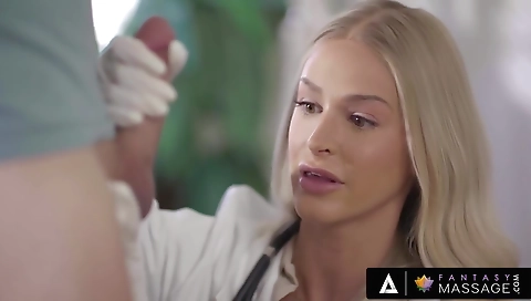 Busty brunette takes it up the ass