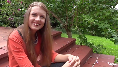 Cute babe fucked in all holes