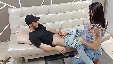 Ta reagan andimped teeny fucked by her boss