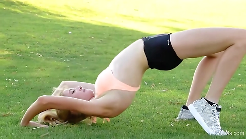 Hot milf with sexy blonde's ass gets fucked