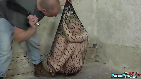 Hot blonde gets a creampie thugs of cum