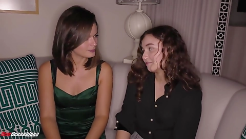 Two hot babes get uniform and wild