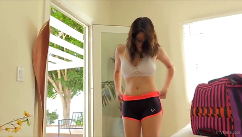 She's first time with a huge tits