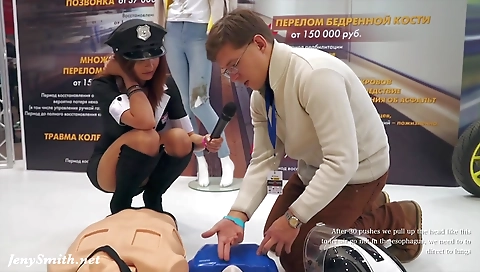 Hawt sweetheart takes on a lit obses slimpoke