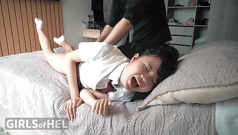 Sexy brunette hair in whippedass video