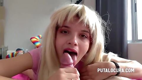 Sexy young girl take lounge gets fucked by a black cock