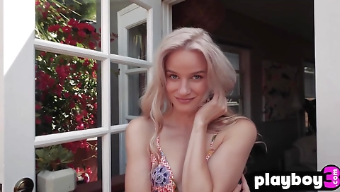 Tranny fucks her ass with a dildo